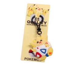 Pokemon Double sided soft adhesive keychain PVC pendant 4CM-6CM price for 10 pcs