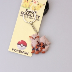 Pokemon Double sided soft adhesive keychain PVC pendant 4CM-6CM price for 10 pcs