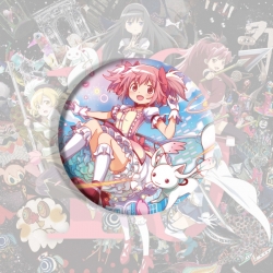 Magical Girl Madoka of the Magus Anime tinplate brooch badge price for 5 pcs