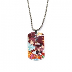 Magical Girl Madoka of the Magus Anime double-sided full color printed military brand necklace price for 5 pcs