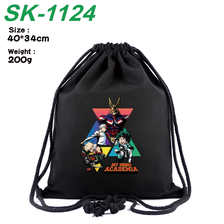 My Hero Academia Anime Coloring Book Drawstring Backpack 40X34cm 200g