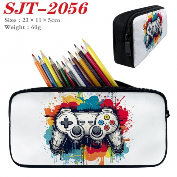 GamePad Anime nylon student pencil case 23x11x5cm 
