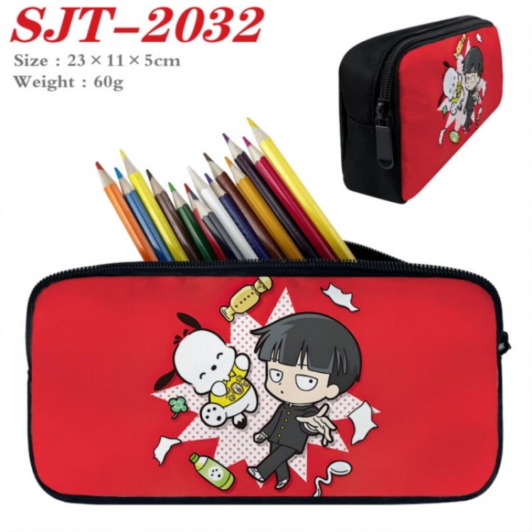 Mob Psycho 100 Anime nylon student pencil case 23x11x5cm 