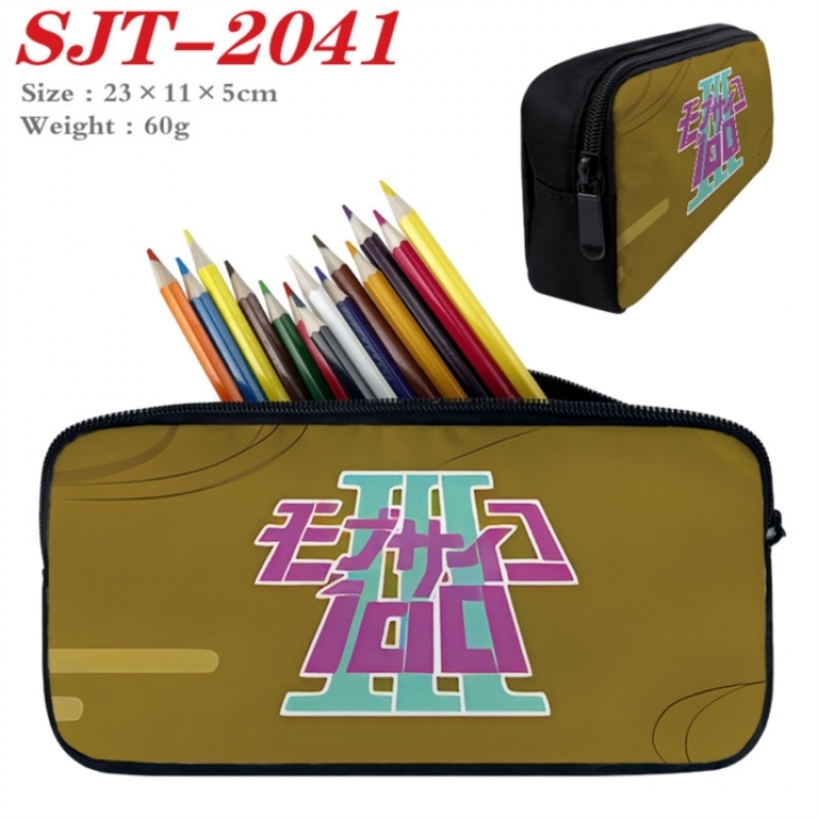 Mob Psycho 100 Anime nylon student pencil case 23x11x5cm 