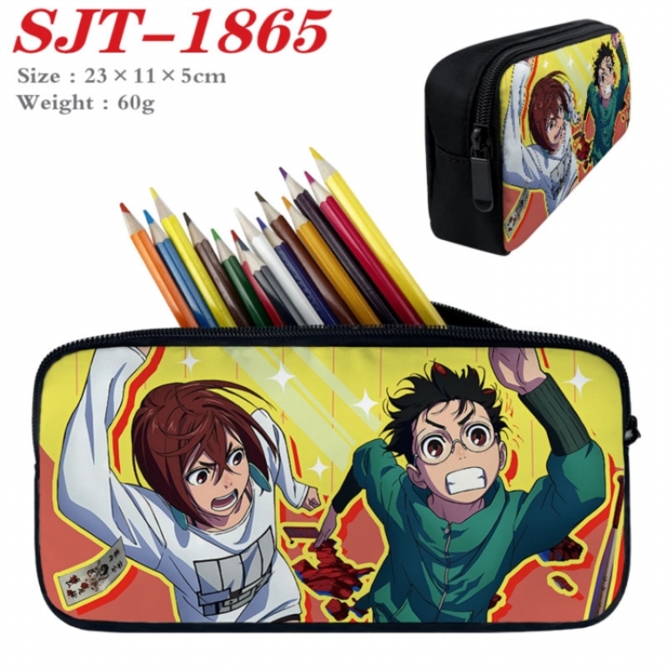 DANDADAN Anime nylon student pencil case 23x11x5cm 