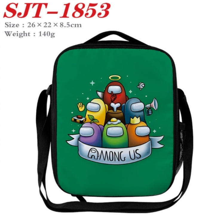 Among Us Anime Lunch Bag Crossbody Bag 26x22x8.5cm 