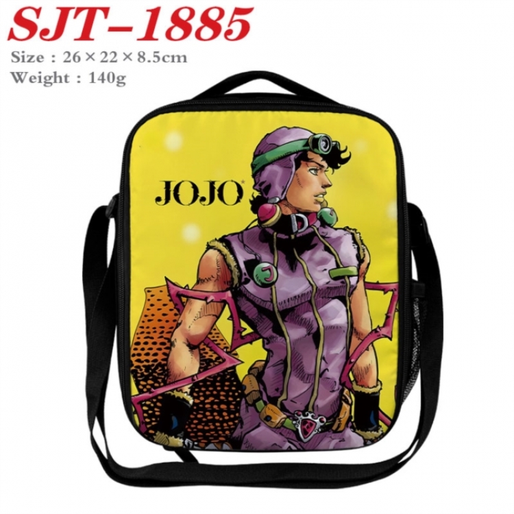 JoJos Bizarre Adventure Anime Lunch Bag Crossbody Bag 26x22x8.5cm 