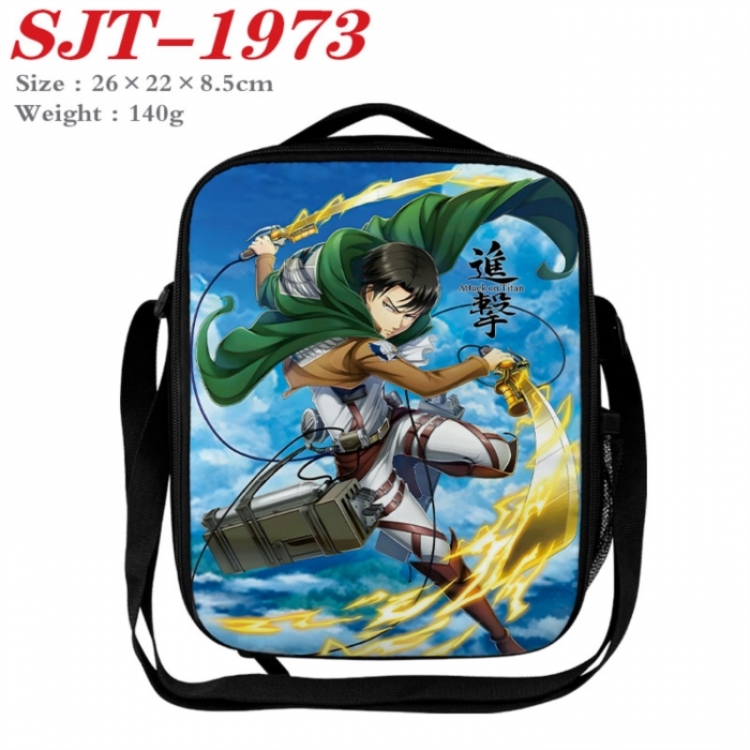 Shingeki no Kyojin Anime Lunch Bag Crossbody Bag 26x22x8.5cm 