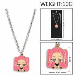 K-Pop:Demon Hunters Anime peripheral colorful drip oil alloy necklace price for 5 pcs