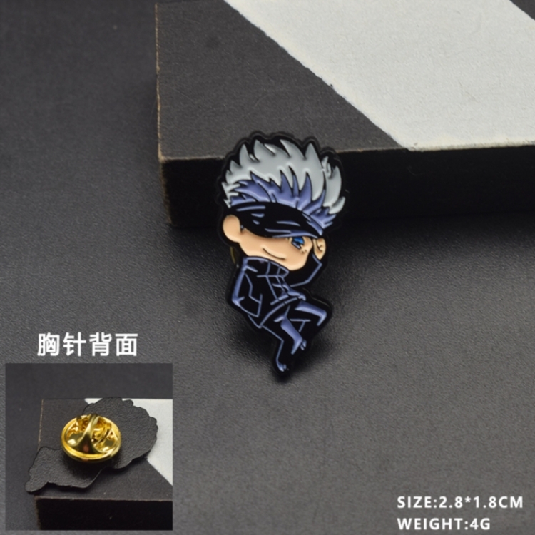 Jujutsu Kaisen Anime cartoon metal brooch badge price for 5 pcs