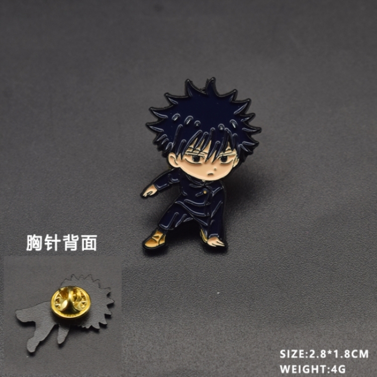 Jujutsu Kaisen Anime cartoon metal brooch badge price for 5 pcs