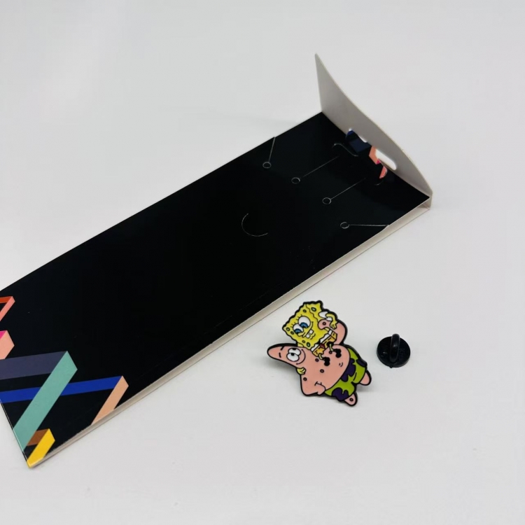 SpongeBob Anime cartoon metal brooch  price for 5 pcs 