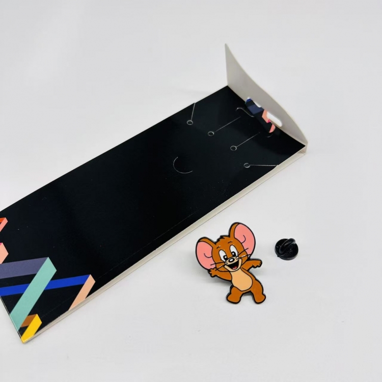 Tom and Jerry Anime cartoon metal brooch  price for 5 pcs