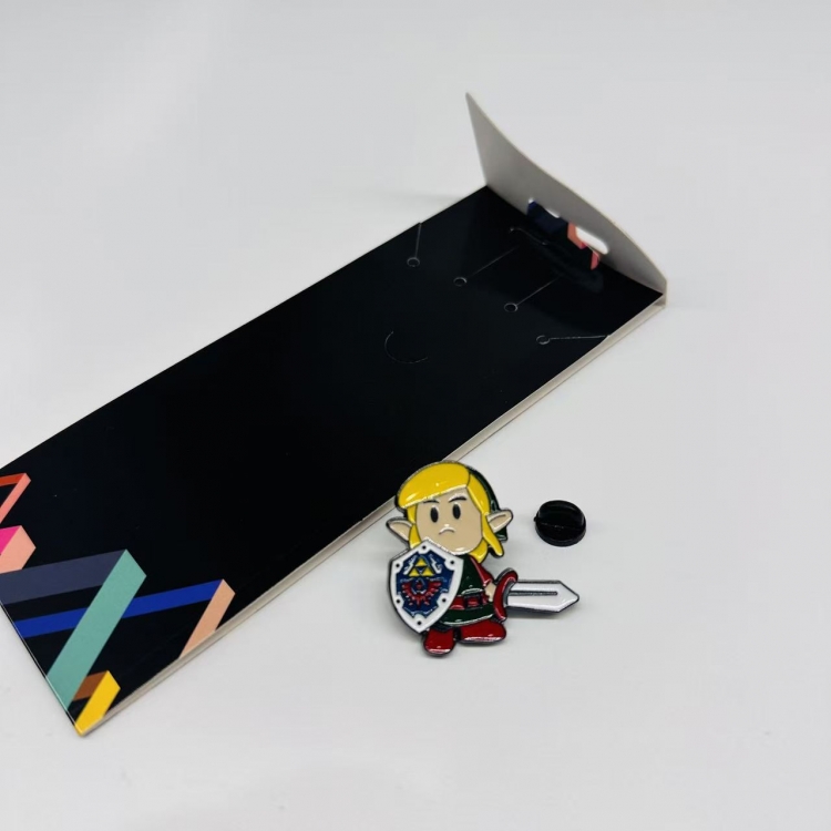 The Legend of Zelda Anime cartoon metal brooch  price for 5 pcs