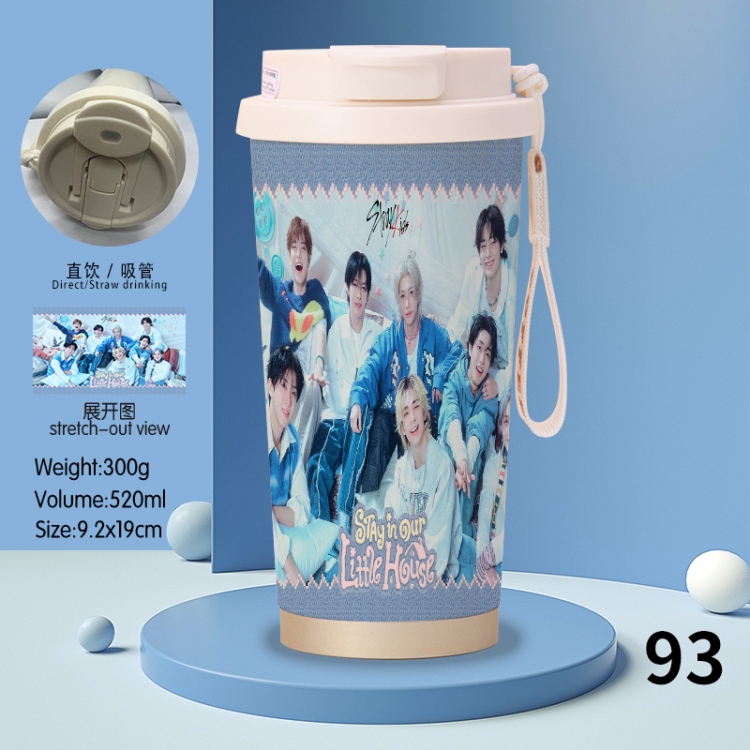 Anime peripheral stainless steel coffee cup 520ML
