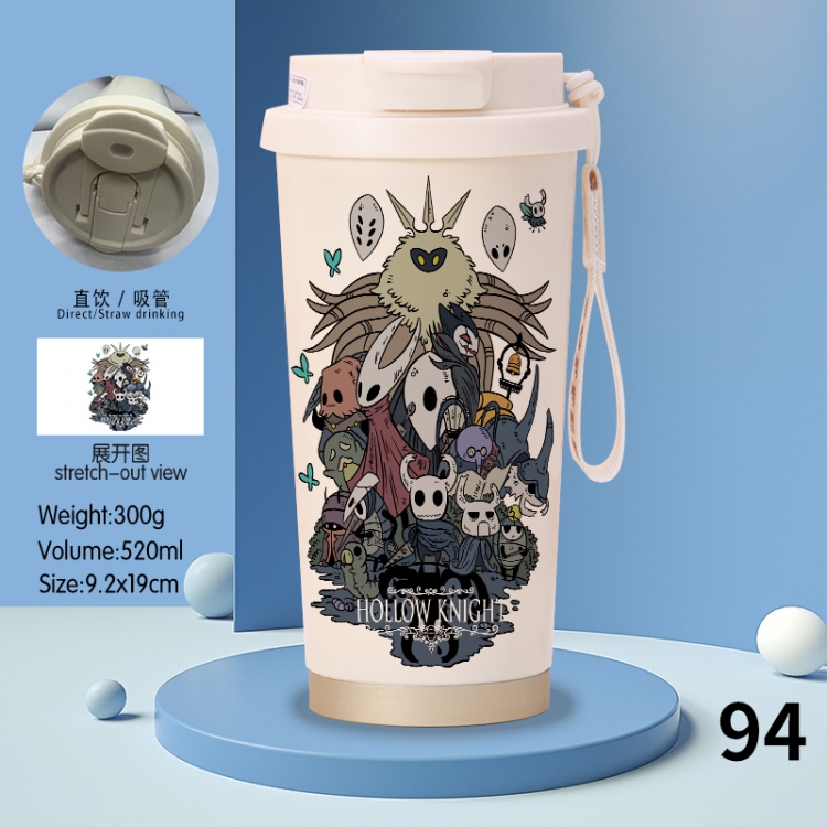 The Hollow Knight Anime peripheral stainless steel coffee cup 520ML