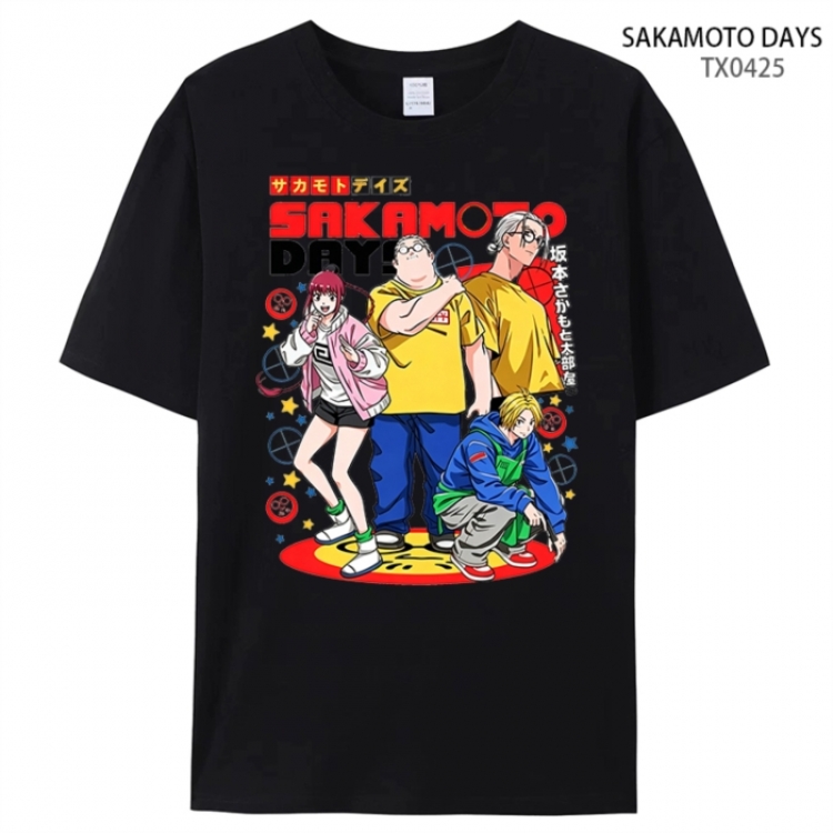 SAKAMOTO DAYS Anime peripheral printed pure cotton T-shirt from S to 4XL