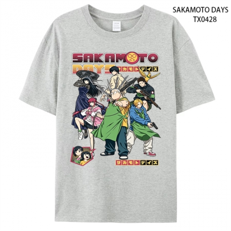 SAKAMOTO DAYS Anime peripheral printed pure cotton T-shirt from S to 4XL