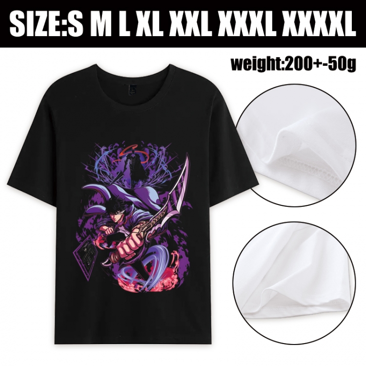 Solo Leveling:Arise Anime printed pure cotton short sleeved T-shirt from S to 4XL