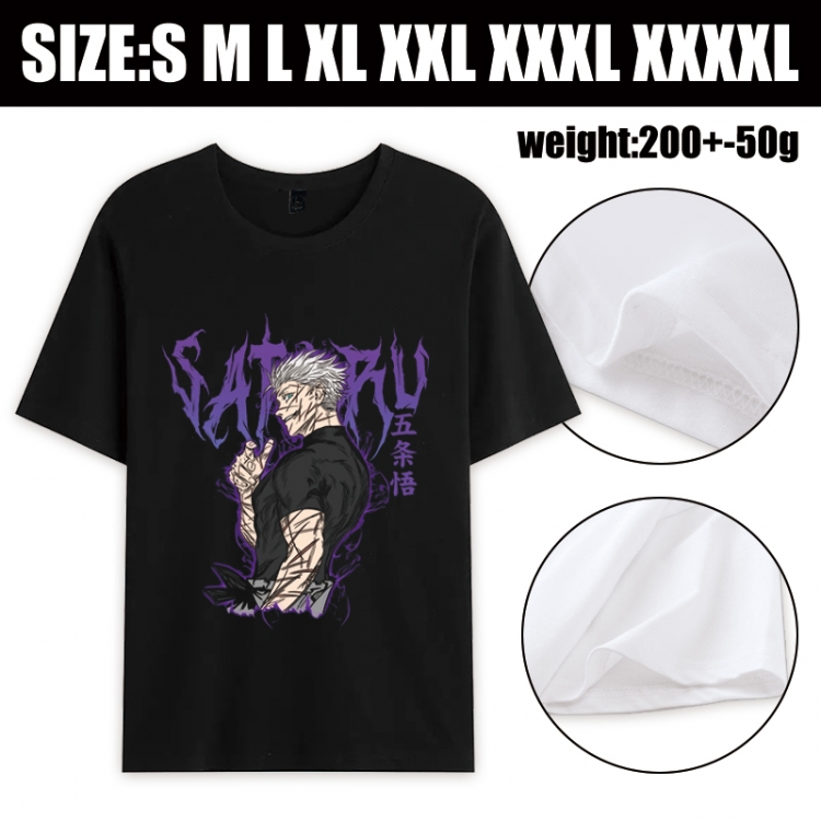 Jujutsu Kaisen Anime printed pure cotton short sleeved T-shirt from S to 4XL
