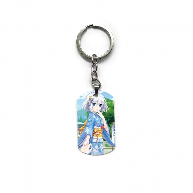 Date-A-Live Anime double-sided full-color printed keychain price for 5 pcs