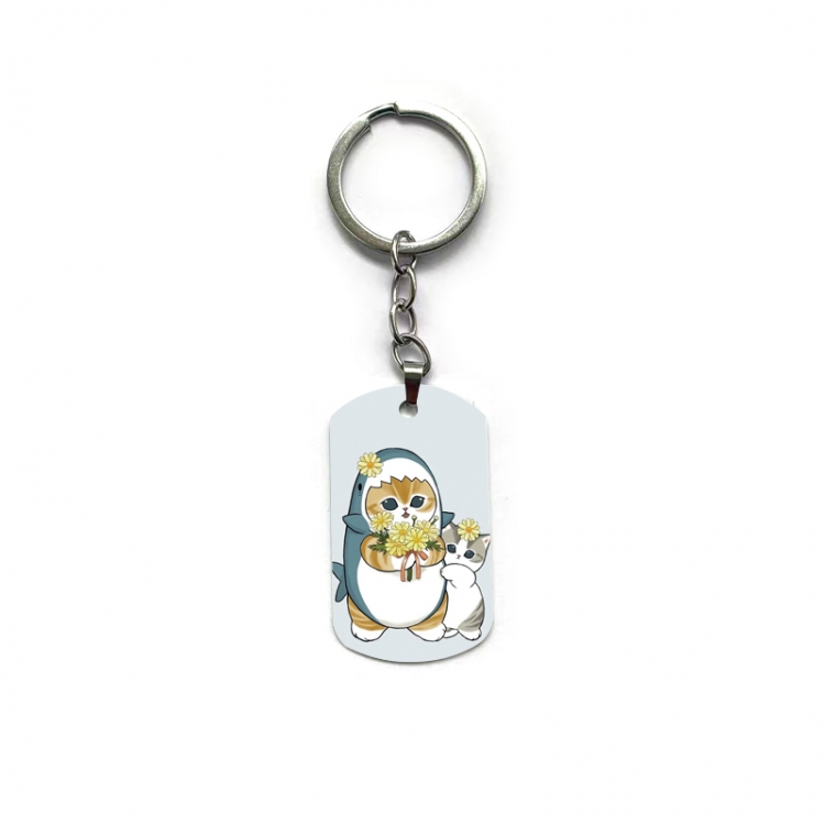 SharkCat Anime double-sided full-color printed keychain price for 5 pcs