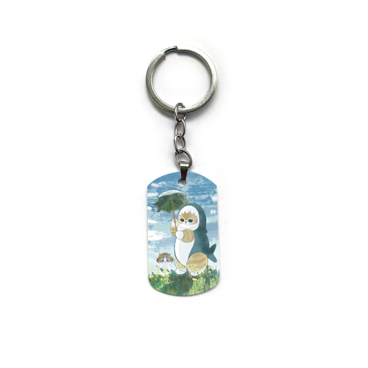 SharkCat Anime double-sided full-color printed keychain price for 5 pcs