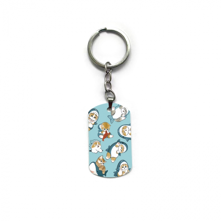 SharkCat Anime double-sided full-color printed keychain price for 5 pcs
