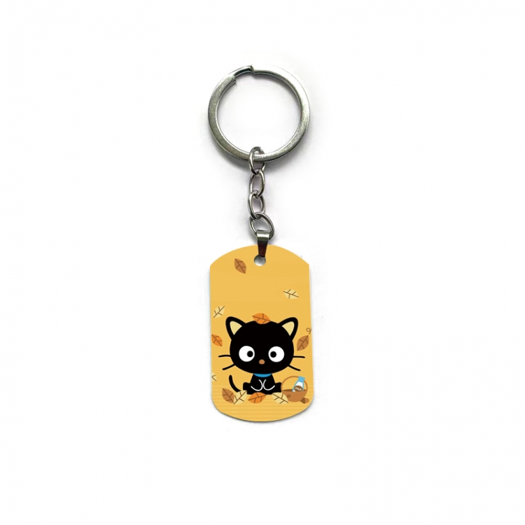 Sanrio Chocolate Cat Anime double-sided full-color printed keychain price for 5 pcs