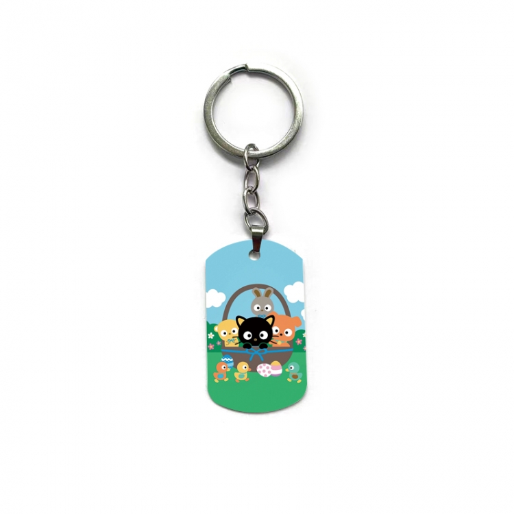Sanrio Chocolate Cat Anime double-sided full-color printed keychain price for 5 pcs
