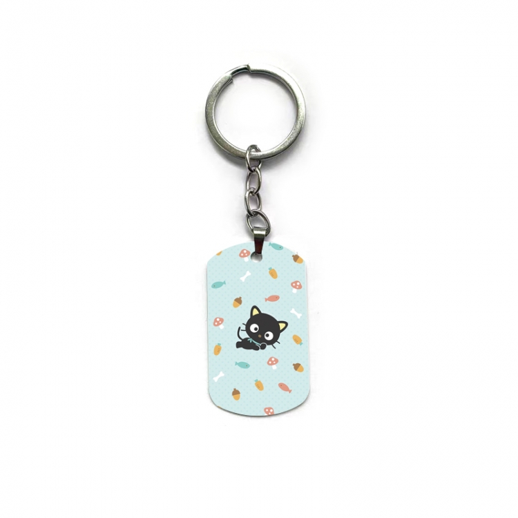 Sanrio Chocolate Cat Anime double-sided full-color printed keychain price for 5 pcs