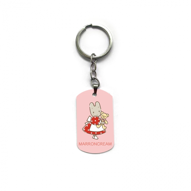 Sanrio Jasmine Rabbit Anime double-sided full-color printed keychain price for 5 pcs