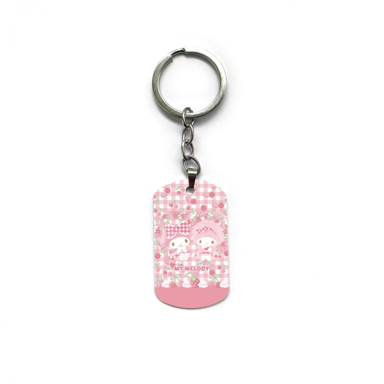 Melody Anime double-sided full-color printed keychain price for 5 pcs