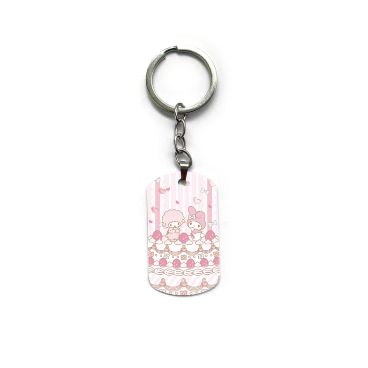Melody Anime double-sided full-color printed keychain price for 5 pcs