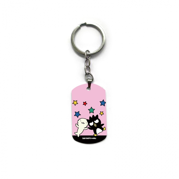 BAD BADTZ-MARU Anime double-sided full-color printed keychain price for 5 pcs