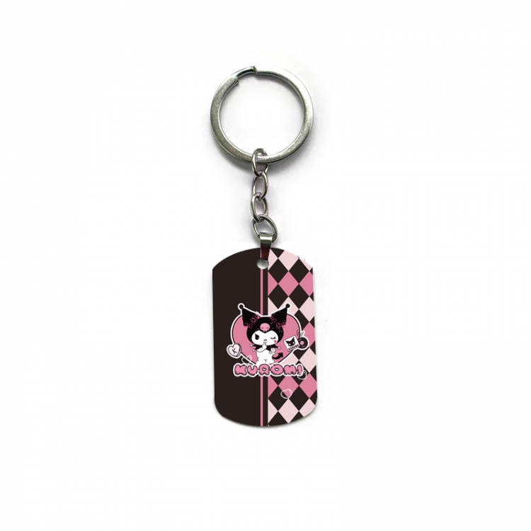 Kuromi Anime double-sided full-color printed keychain price for 5 pcs