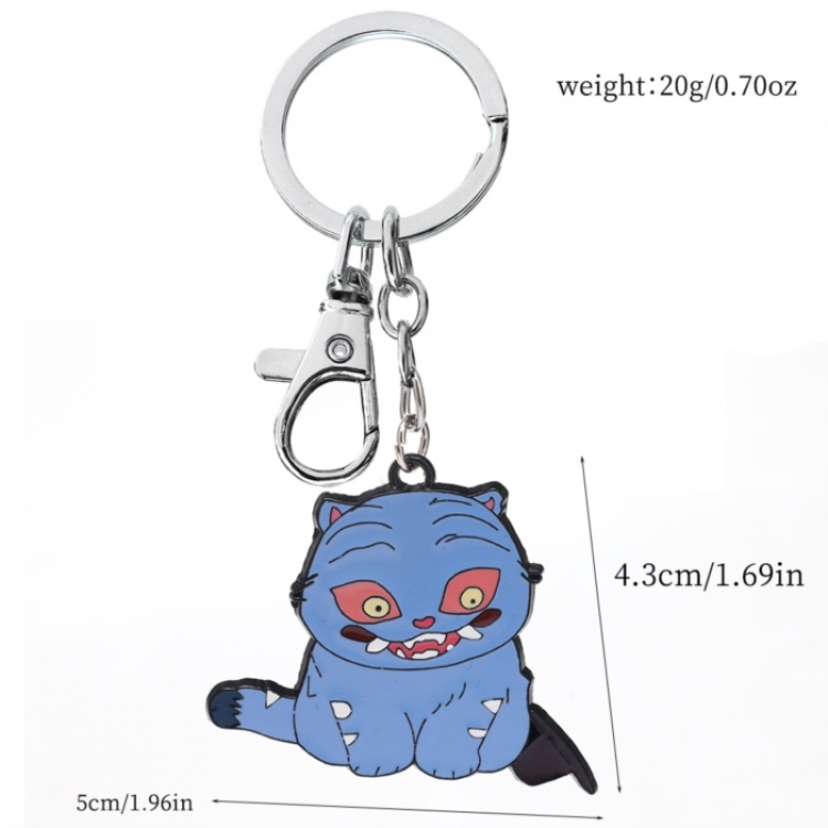 K-Pop:Demon Hunters Metal keychain cartoon bag pendant OPP bagged price for 5 pcs