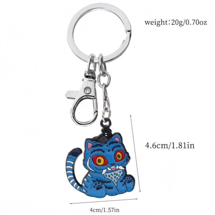 K-Pop:Demon Hunters Metal keychain cartoon bag pendant OPP bagged price for 5 pcs