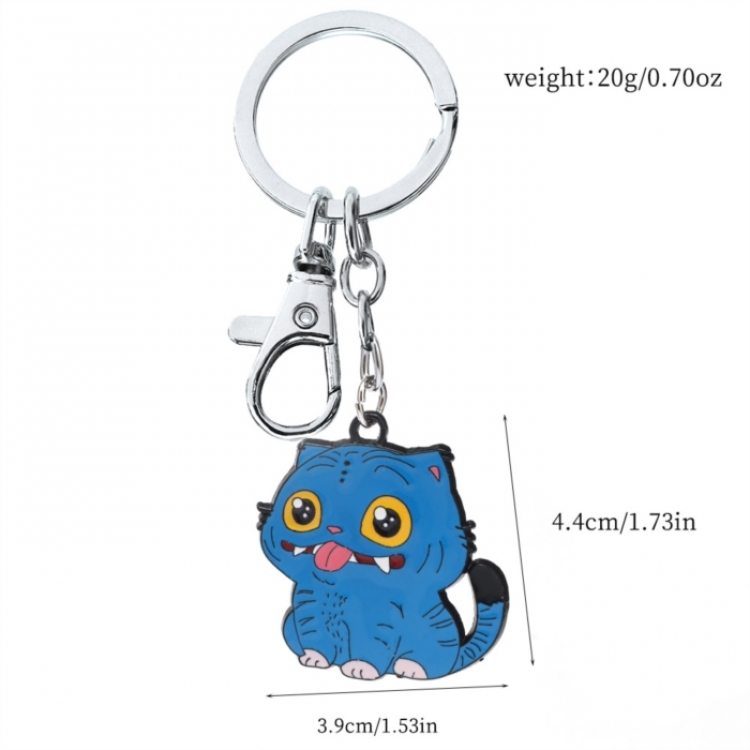 K-Pop:Demon Hunters Metal keychain cartoon bag pendant OPP bagged price for 5 pcs