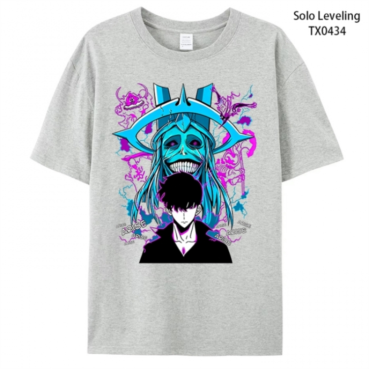 Solo Leveling:Arise Anime peripheral printed pure cotton T-shirt from S to 4XL