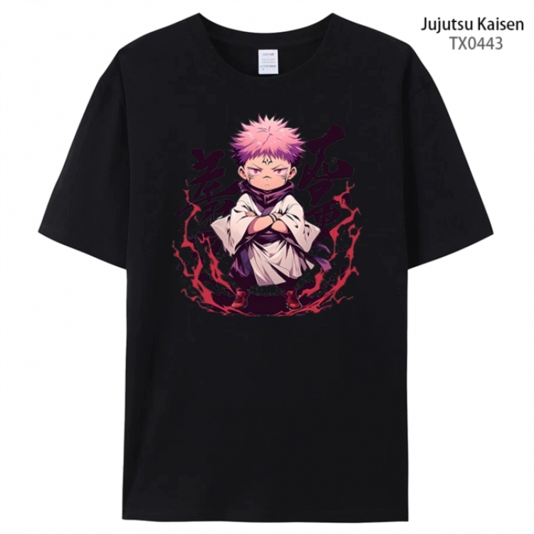 Jujutsu Kaisen Anime peripheral printed pure cotton T-shirt from S to 4XL
