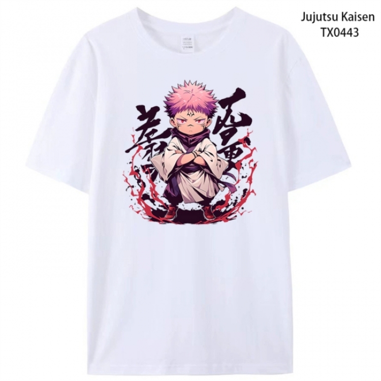 Jujutsu Kaisen Anime peripheral printed pure cotton T-shirt from S to 4XL