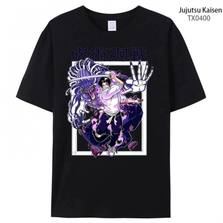 Jujutsu Kaisen Anime peripheral printed pure cotton T-shirt from S to 4XL