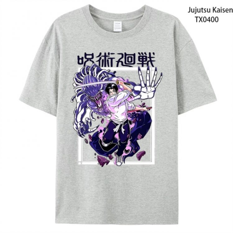 Jujutsu Kaisen Anime peripheral printed pure cotton T-shirt from S to 4XL