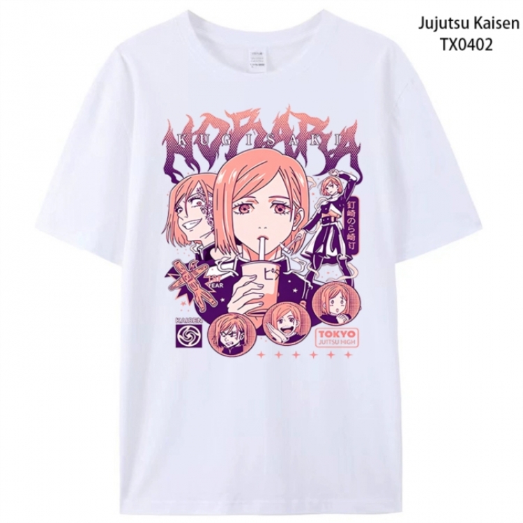 Jujutsu Kaisen Anime peripheral printed pure cotton T-shirt from S to 4XL