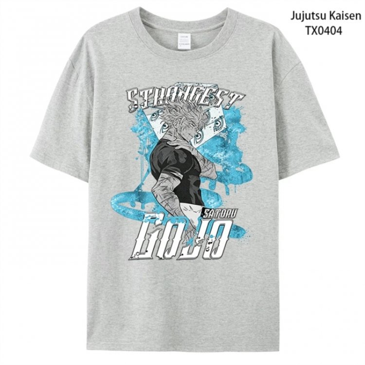 Jujutsu Kaisen Anime peripheral printed pure cotton T-shirt from S to 4XL