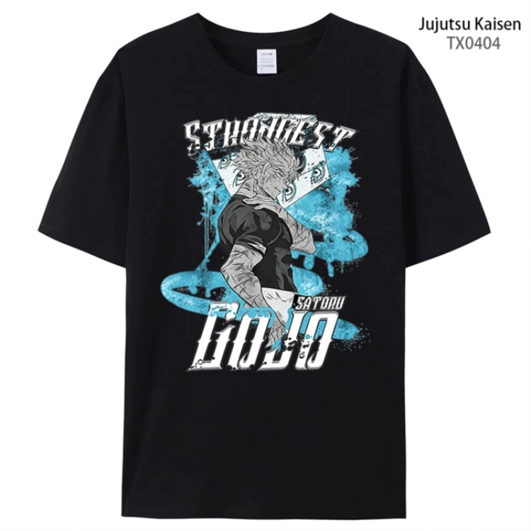 Jujutsu Kaisen Anime peripheral printed pure cotton T-shirt from S to 4XL