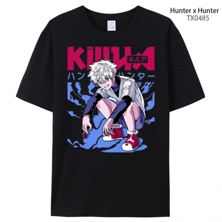 HunterXHunter Anime peripheral printed pure cotton T-shirt from S to 4XL