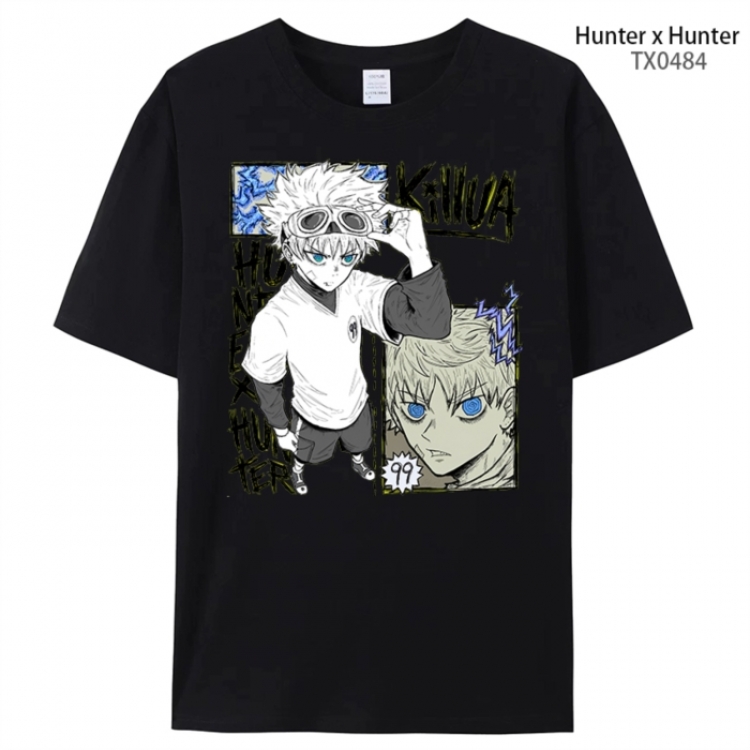 HunterXHunter Anime peripheral printed pure cotton T-shirt from S to 4XL