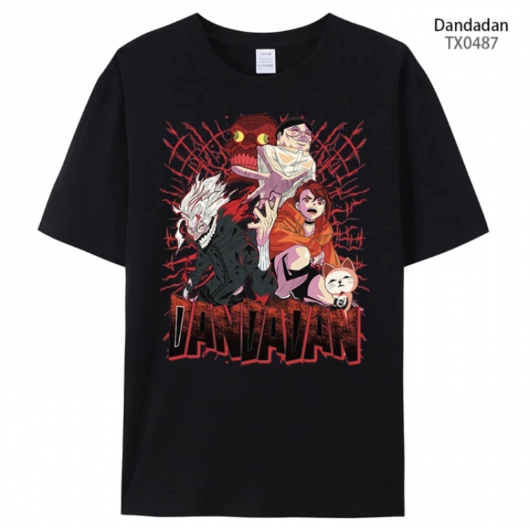 DANDADAN Anime peripheral printed pure cotton T-shirt from S to 4XL